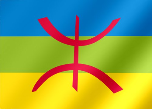 Drapeau amazigh infographie Stéphane ARRAMI