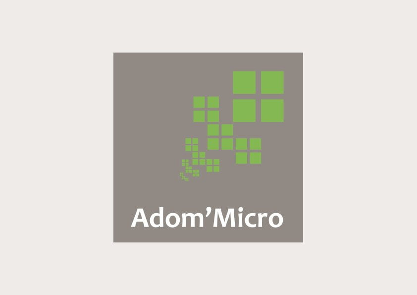 Logo Adom Micro Vectorisation par Stéphane ARRAMI