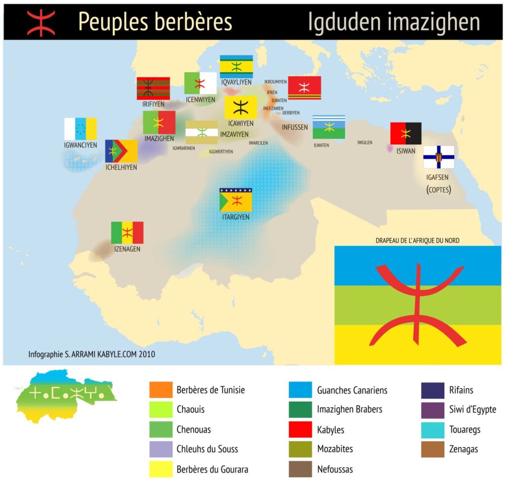 Cartes de peuples de Tamazgha Stéphane ARRAMI